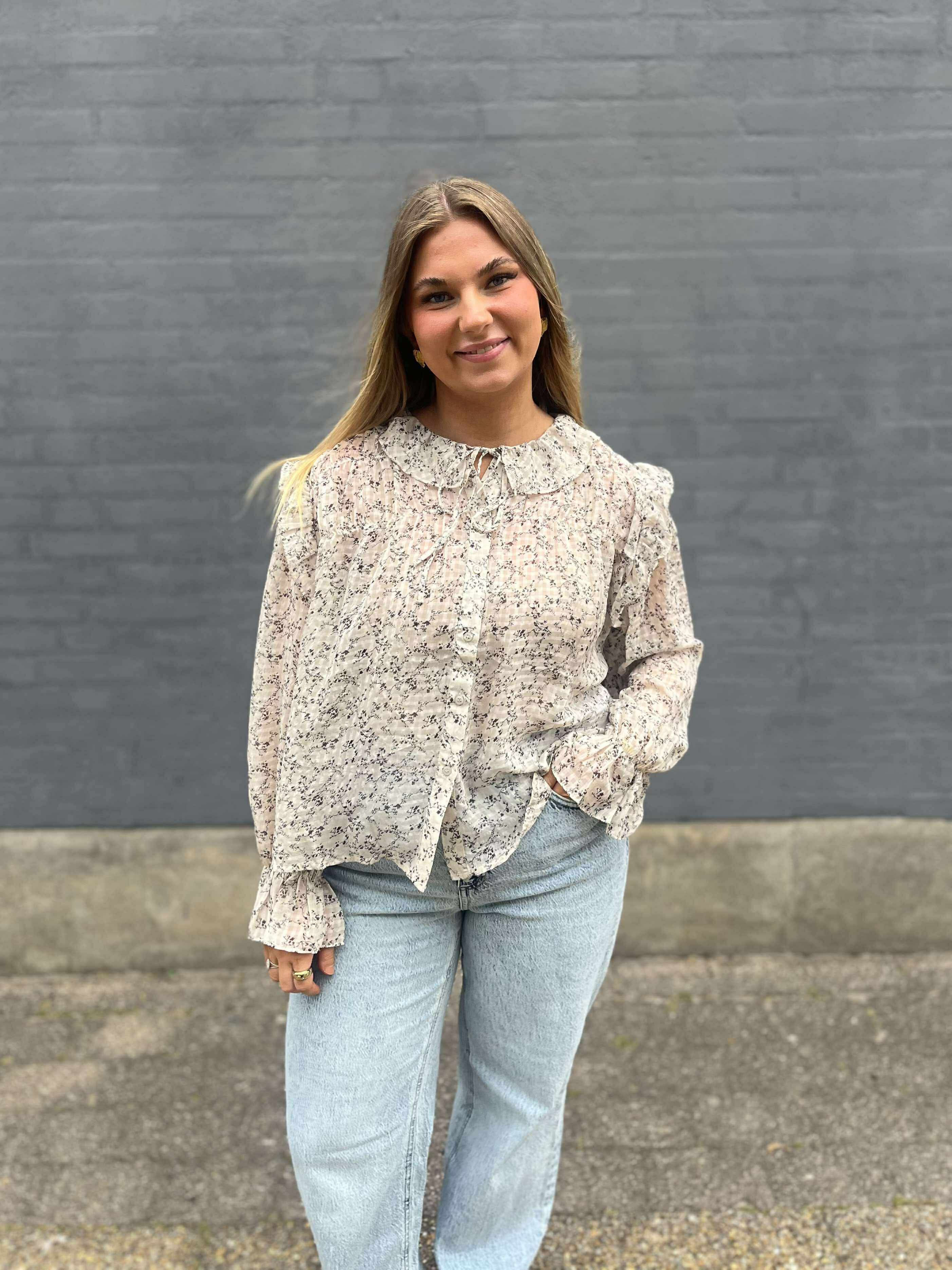 VMPETRA Shirt - Oatmeal